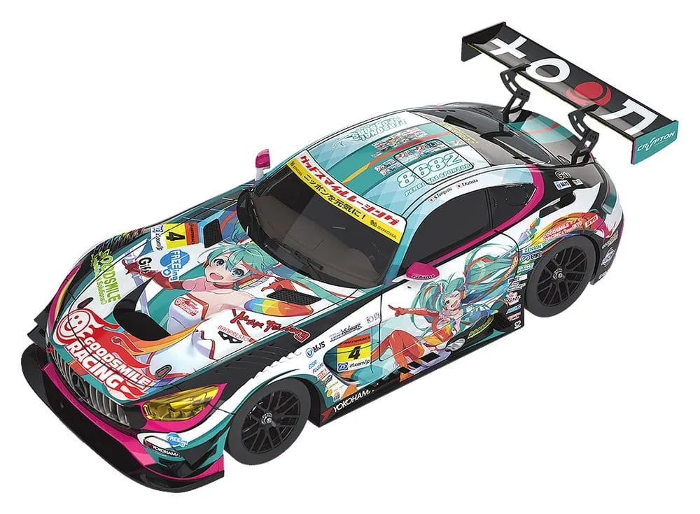 Hatsune Miku GT Project Vehicle 1/64 Good Smile Hatsune Miku AMG 2016 Super GT Ver. 7 cm